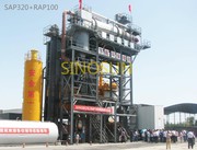 Hot recycling plant of asphalt RAP160 (160 t / h)
