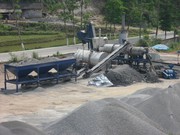 Mobile asphalt plant Sinosun QLB 80 - 80 t / h.