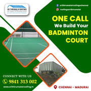 Badminton Court Roofing Contractors in Chennai